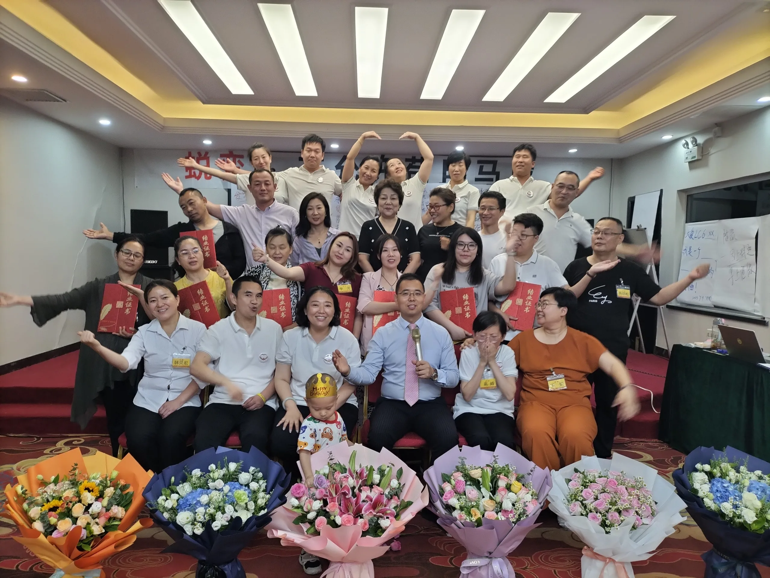 生命蜕变二阶段学员合影
